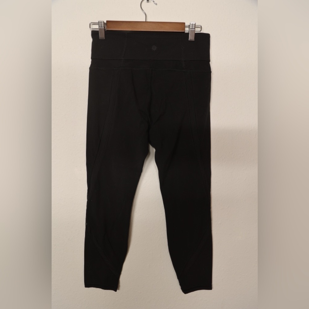 Athleta High Rise 7/8 Leggings Black Size M - Picture 2 of 3